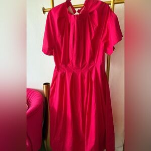 NWT- Banana Republic Hot Pink Sundress with Back Tie